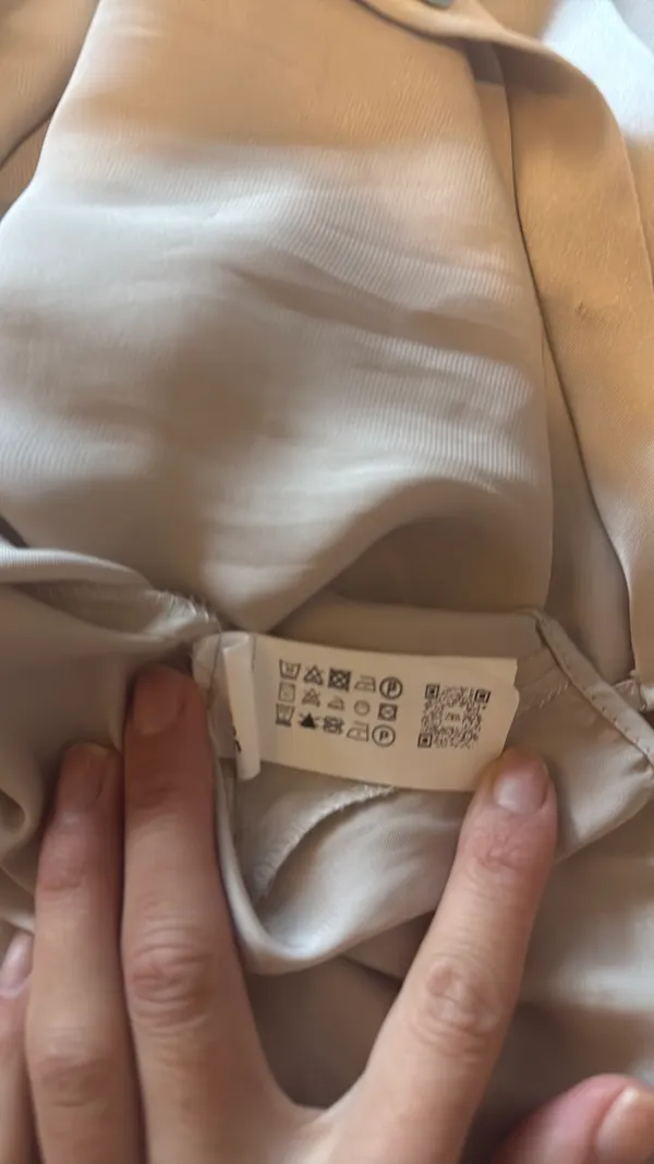 ZARA Satin Effect Shirt - Image 5