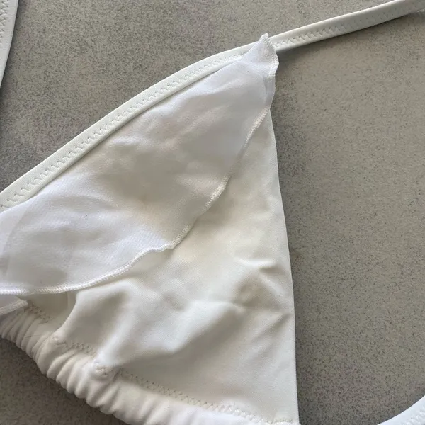 Victoria's Secret Bikini Top White - Image 2