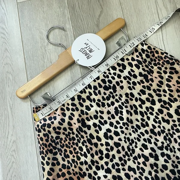 Princess Polly Skirt NWT leopard print jemima grace mini womens Brown (size 4) - Image 4