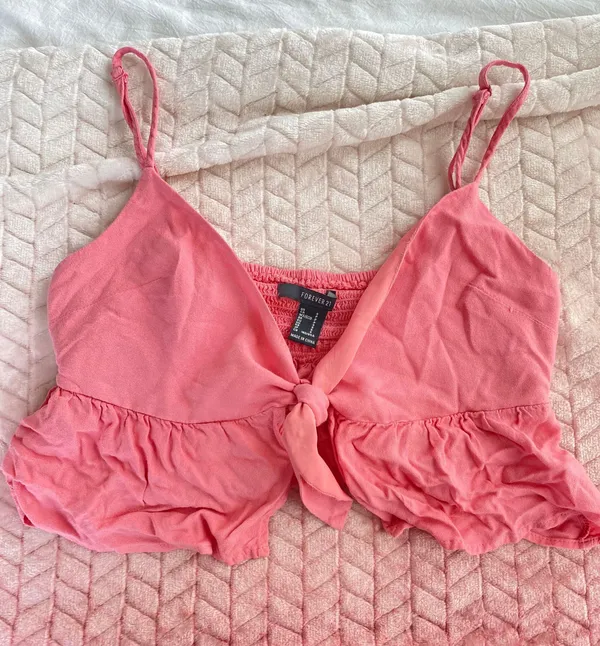 Forever 21 Pink Crop Top - Image 3