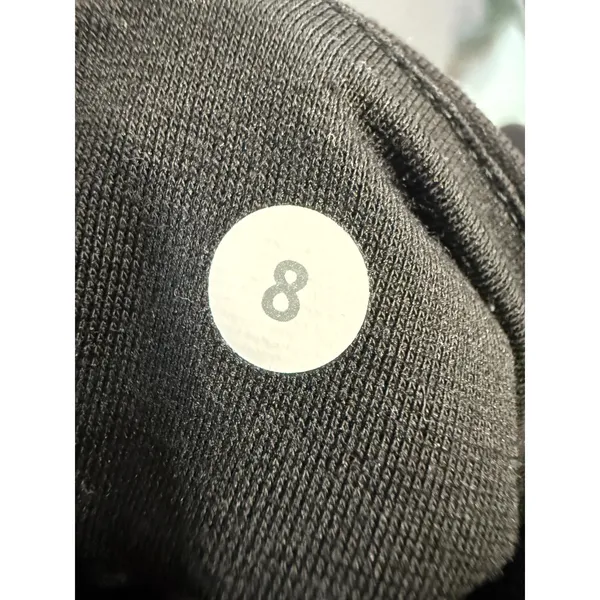 Lululemon Pace Rival Crop Black Athletic Running Leggings Size‎ 8 Mid Rise 20in - Image 4