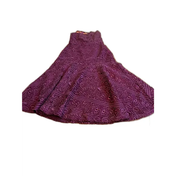 NWT Lulus Women’s Magic Moments Plum Purple Lace-Up Lace Midi Dress Size XS - Image 10