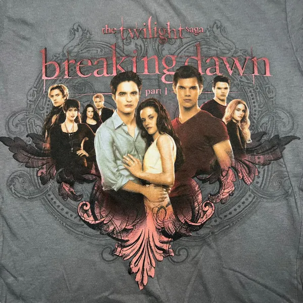 Twilight Movie Promo Breaking Dawn Part 1 T-Shirt Women’s Size Small - Image 2