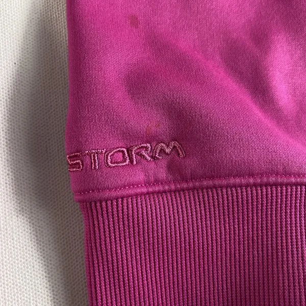 Under Armour Hoodie Womens XS Pink UA Fleece‎ Hooded Sweatshirt Storm Women's - Image 2