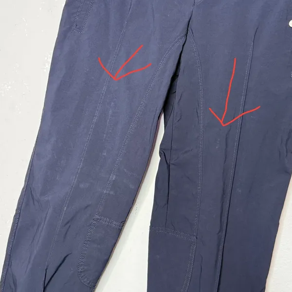 Gorpcore Tactical Cargo Pants Womens 6 Navy Blue Zipper Cuff Hiking Utility - Image 7