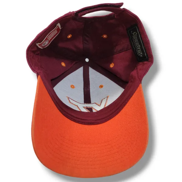 Signatures Apparel Virginia Tech Hokies Hat OSFM - Unisex Strap Back Cap Embroidered - Image 8