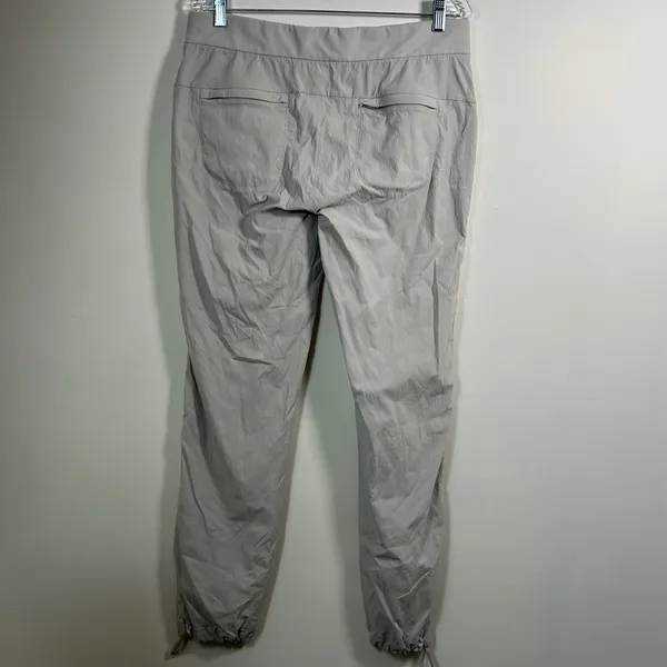 Athleta‎ Trekkie Hike Pant Womens 12 Light Gray Adjustable Leg Outdoor Hiking - Image 2