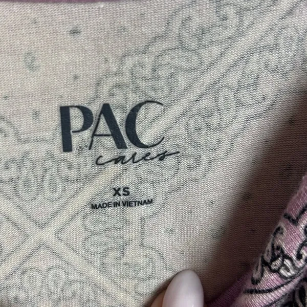 PacSun purple bandana print cropped cami top size XS - Image 4