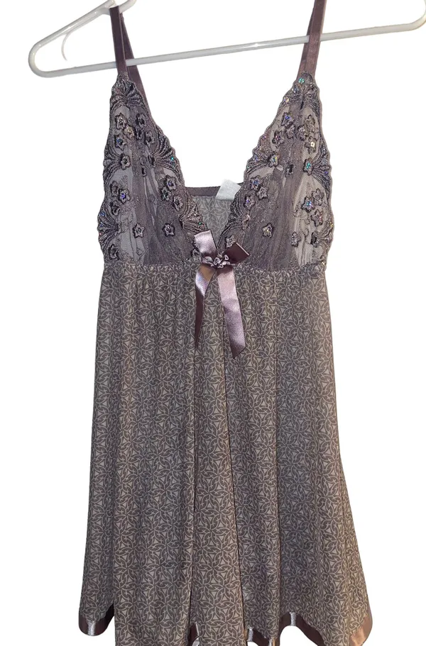 Purple Slip Dress Size L - Image 3