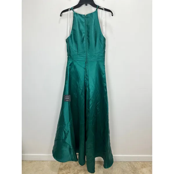 Lulus Broadway Show Emerald Green High-Low Gown Formal Glam Party Small NWT - Image 12