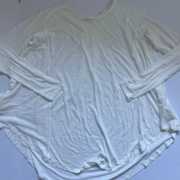 Free People We The Free Aria Trapeze Oversized Top White Medium NWOT - Image 3