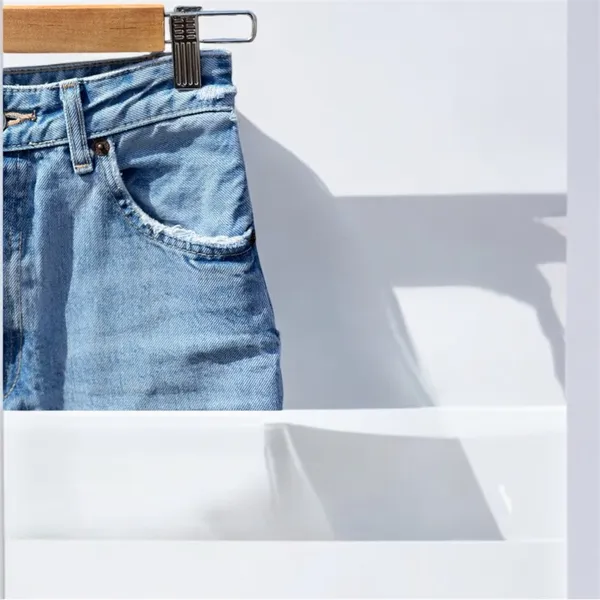 Zara women’s high - waisted Ripped wide leg jeans - Image 9