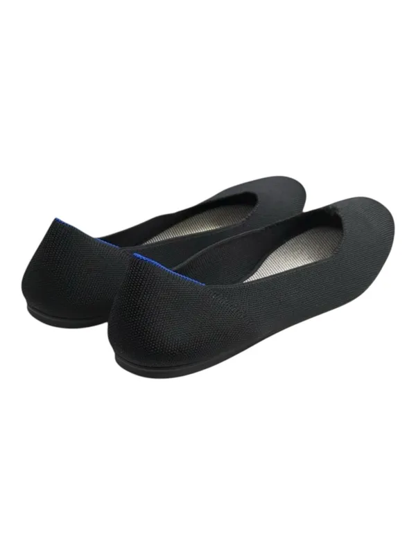 Rothy’s ⍟ The Flat Ballerina Ballet Slipper ⍟ Black Solid ⍟ 11.5M ⍟ Sustain Knit - Image 4