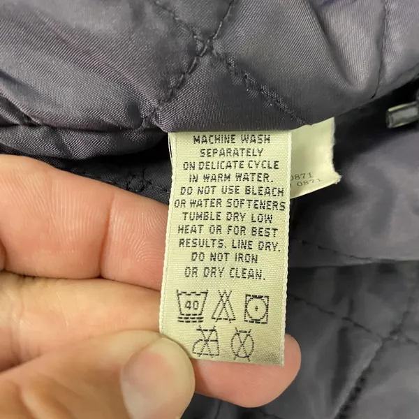 Eddie Bauer Coat Womens Medium‎ Blue Hooded Fleece Lined Insulated Parka Warm - Image 10