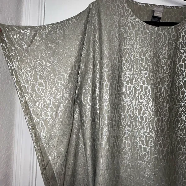 Chico’s Travelers Slit Sleeve Kimono Poncho Top Chicos Size L/XL - Image 5