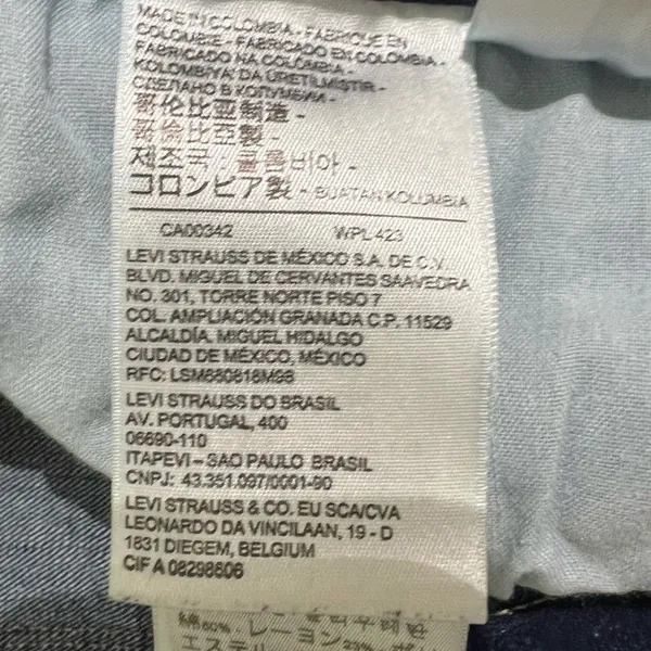 Levi's Classic Bootcut Dark Wash Jeans Size 12 Short W31 L30 - Image 10