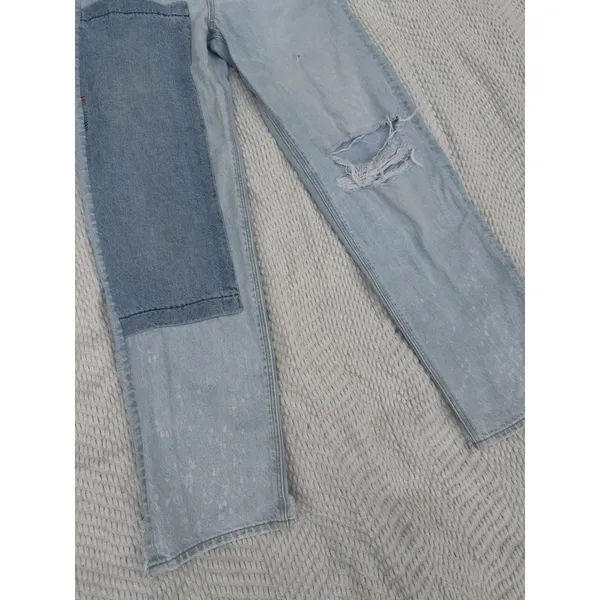 American Eagle Strigid Highest Rise Baggy‎ Straight Pride Jeans Size 5/ 27" - Image 2
