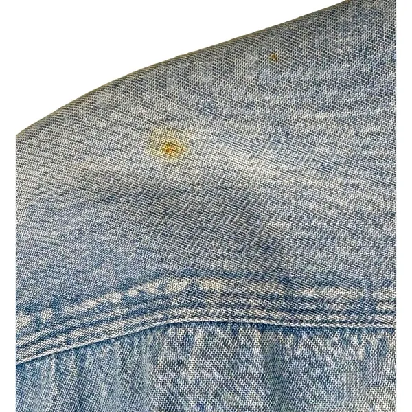 Women’s Oversized Denim Sun Faded Size XL Button Up Cotton Shirt Reg/Tall* - Image 5