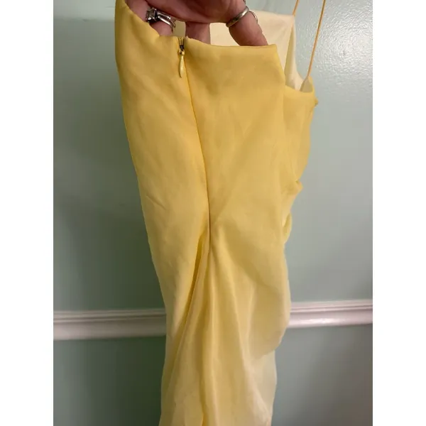 Vtg Yellow Teal Ombre Prom Hoco Dress Fairy Whimsy 5/6‎ Mermaid - Image 6