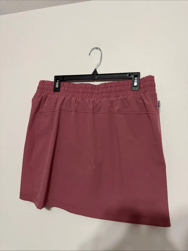 Avalanche Drawstring Athletic Skort in Mauve - Image 5