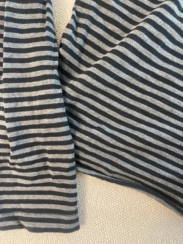 Black Striped Tee Size M - Image 3
