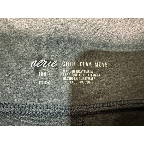 Aerie Chill Play‎ Move Athletic Leggings Workout Yoga Activewear Pants XXL - Image 4