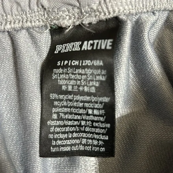 Pink Victoria’s Secret Gray High waist Track Pants(Size Small) - Image 8