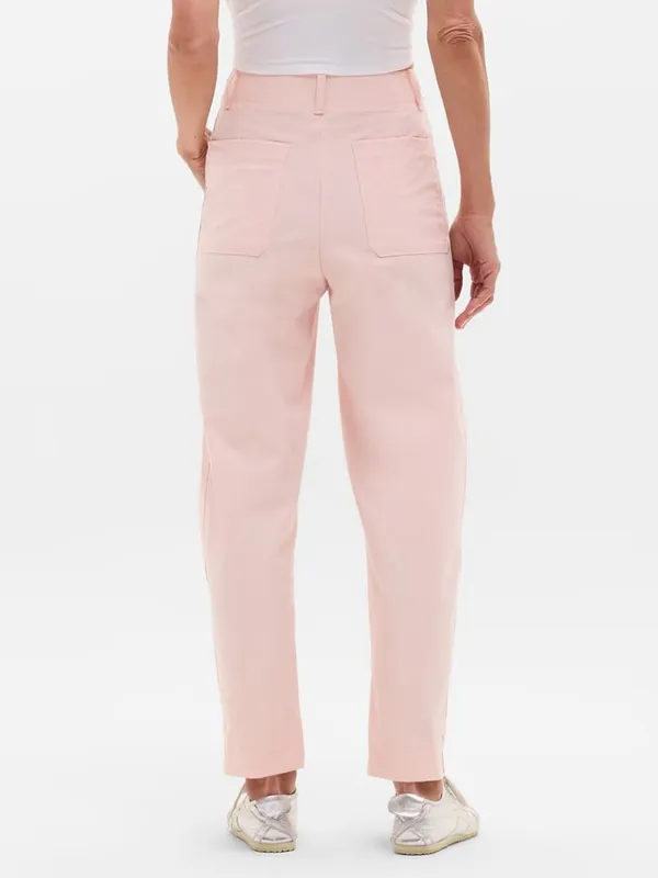 New Athleta 12 Skyline Utility Barrel Pant Pink Sand Size 12 Regular - Image 2