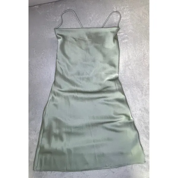 Rochouse NWT Women's Capri slip Mini Dress Sz XS Sea Glass‎ SOFT - Image 2