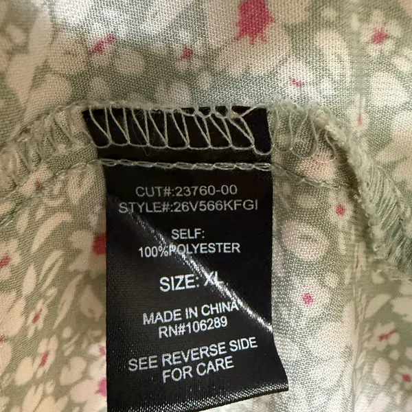 Trixxi Sage Floral Mini Dress - Image 7