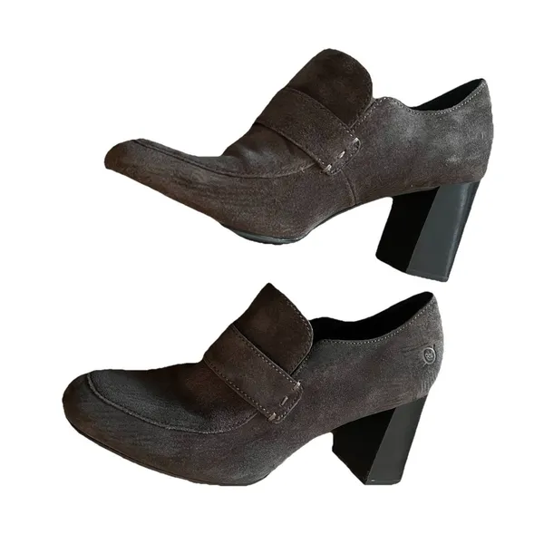 Born Women’s Suede‎ Heels 8 1/2 M Leather Comfort - Image 4