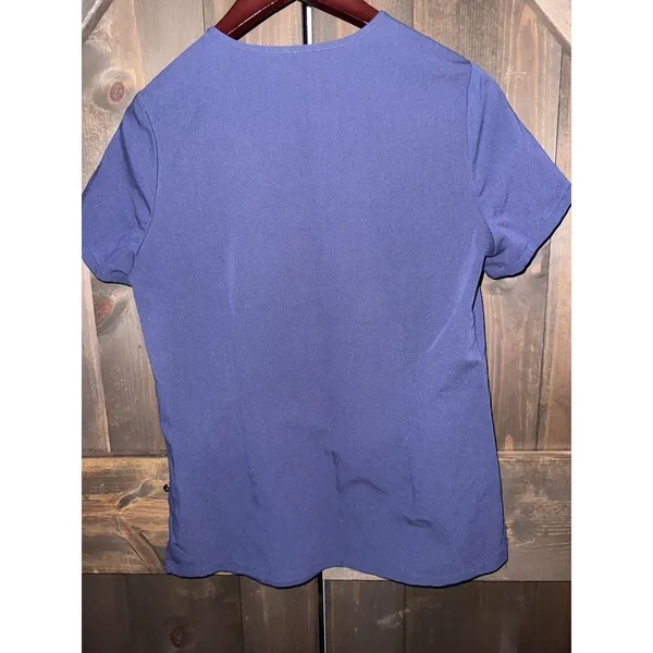 Figs Technical Collection Womens Scrubs Sz XS Blue Front‎ Pocket MercyHealth - Image 4