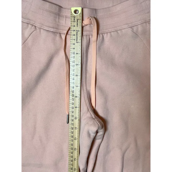 Lululemon Scuba High-Rise Jogger Peach Satin Cotton Fleece Sweatpants Size‎ 6 - Image 7