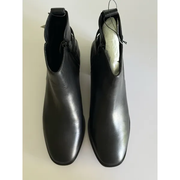 Cole Haan NIB‎ Kimberly Boots Women's Size 5.5 B Black Leather Waterproof Bootie - Image 3