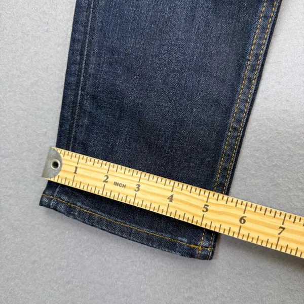 Hudson Collin Skinny Jeans Womens 24 Dark Wash Low Rise Double Button Denim‎ - Image 10