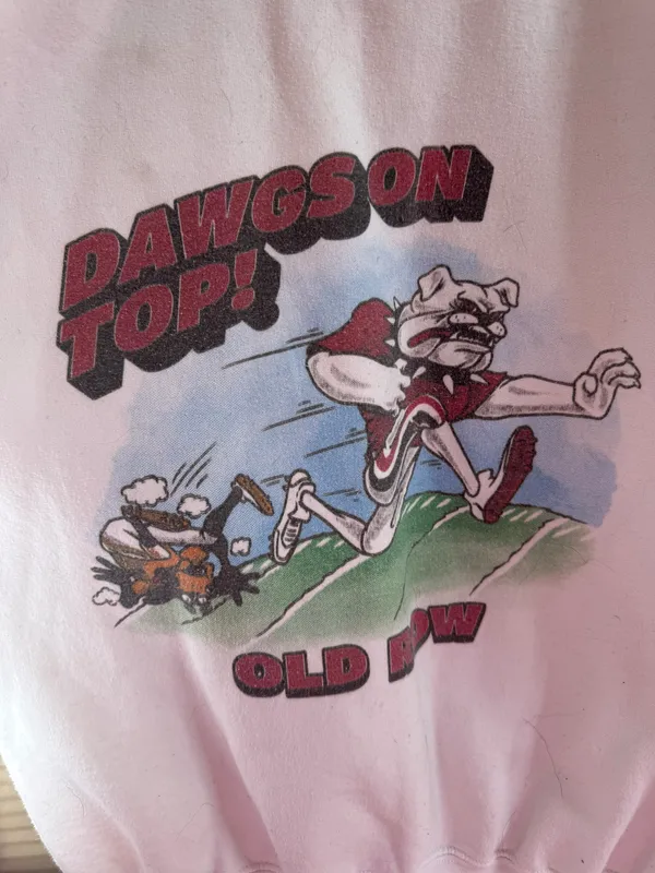UGA Bulldogs Sweatshirt White - Image 2