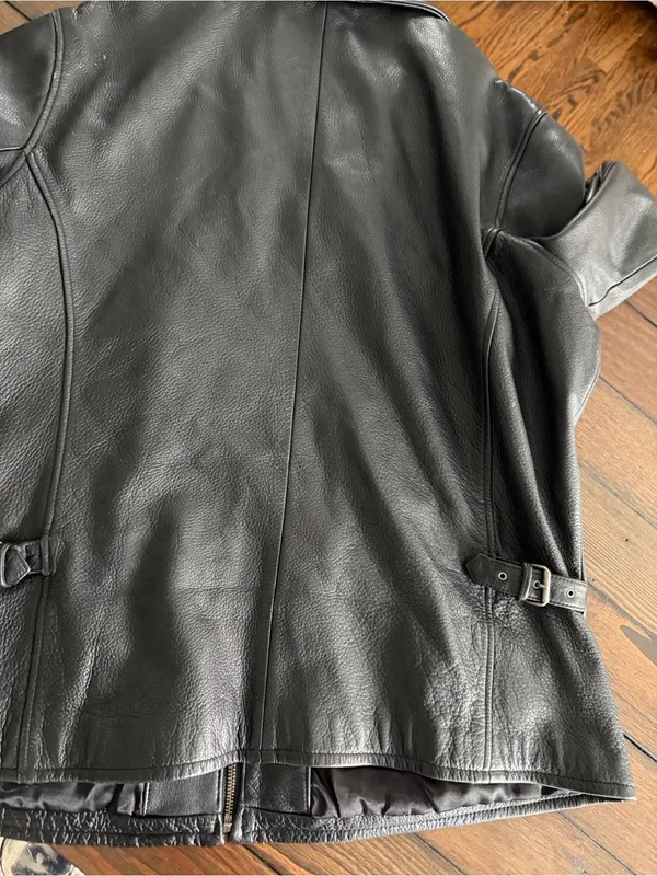 Eddie Bauer Legend Women’s Black Leather Jacket XL Tall - Image 8