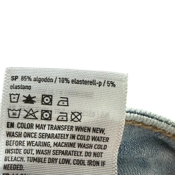 American Eagle Next Level Stretch Skinny‎ Jeans Size 00 Regular Light Wash Denim - Image 8