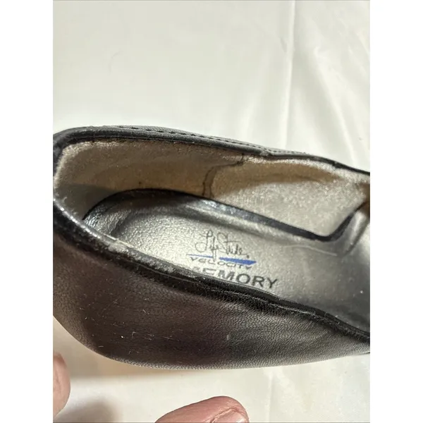 Life Stride Comfort Wedge Shoes Women's 7.5 M Black Dress Shoe Pump - Image 12