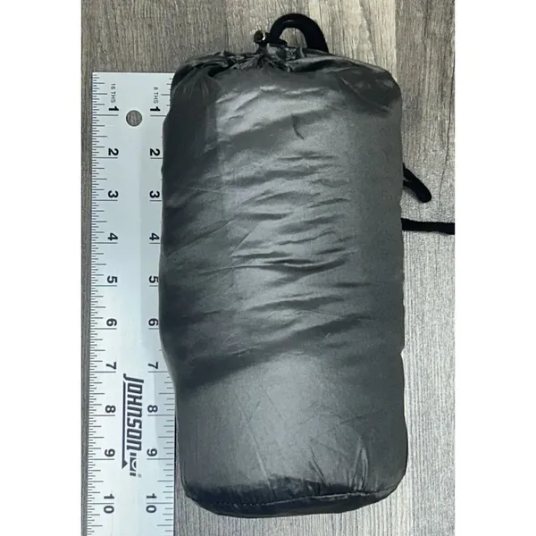 Covington Packable Duck Down Puffer Coat Jacket Size Medium Pewter W/bag Hiking - Image 9