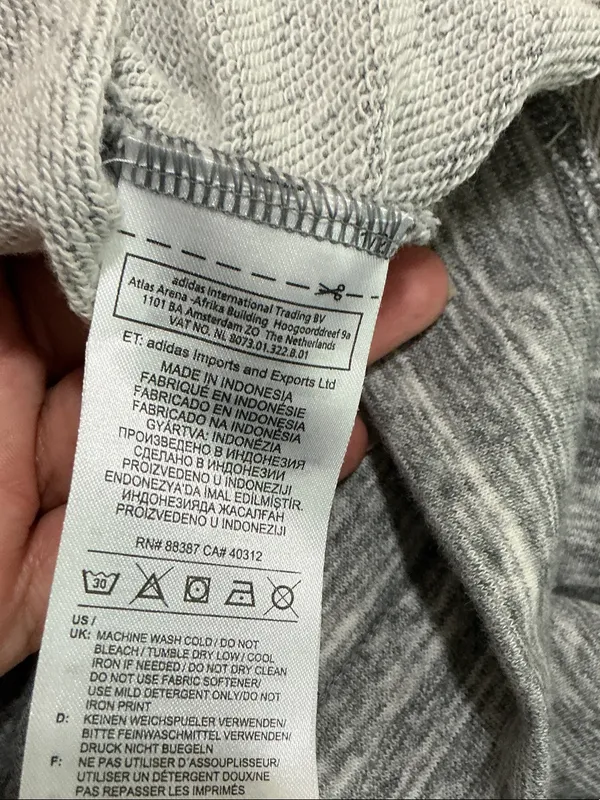 adidas Women's Gray Heather Short Sleeve Athletic Tee - Image 7