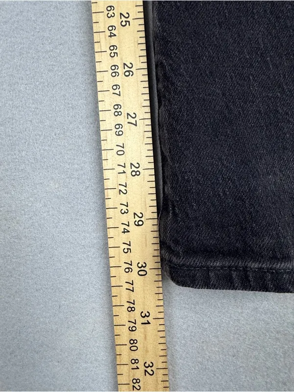 Madewell The 90s Straight Jeans Womens 26 Black High Rise 30” Inseam - Image 13