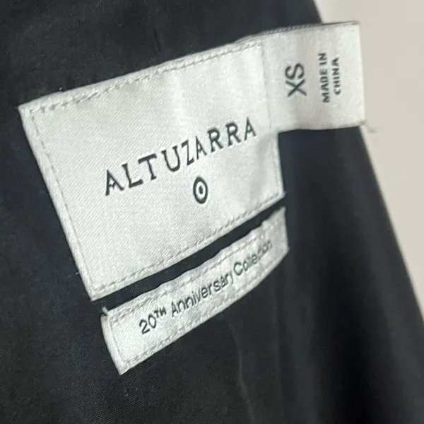 Altuzarra x Target • Black Snakeskin Pattern Trench Coat - Image 6