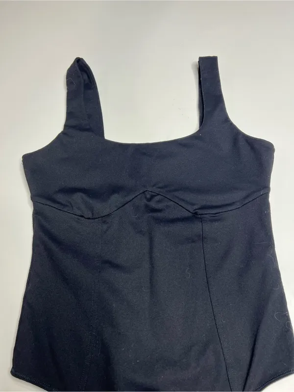 Abercrombie and fitch Classic Black Square Neck Bodysuit small - Image 7