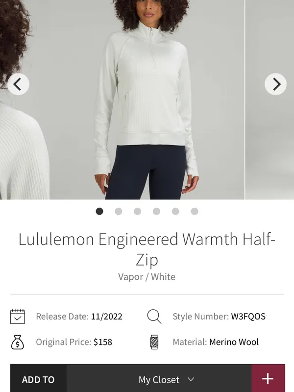 Lululemon half-zip sweater - Image 6