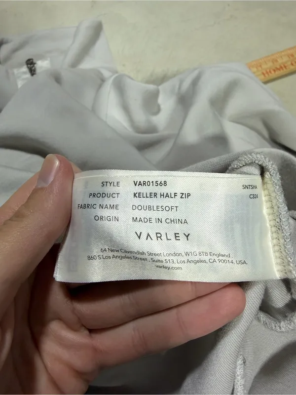 Varley double soft Kellie half zip medium sweatshirt - Image 11
