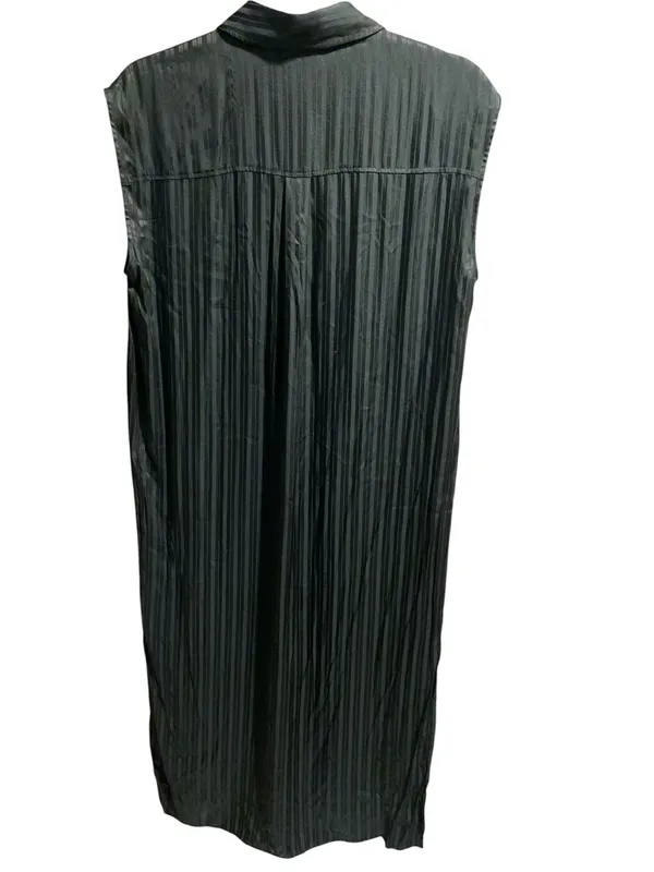 Alexander Wang Black Long Vest Duster silk and rayon size 4 - Image 4