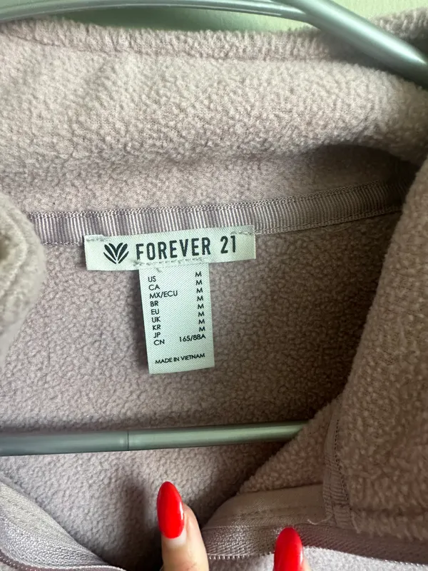 Forever 21 Cropped Quarter-Zip - Image 3