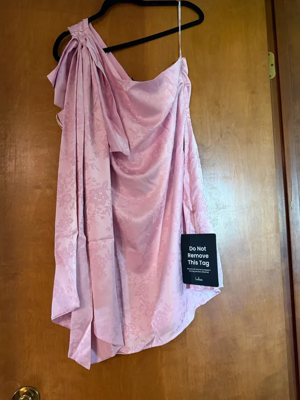 Lulus Pink One-Shoulder Dress - Image 2