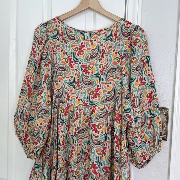 Marine Layer scarlett cotton multicolor dress - Image 8